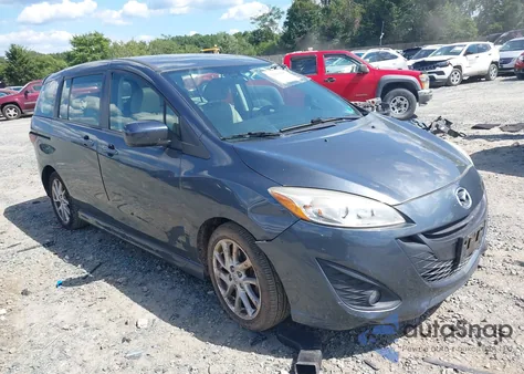 2012 Mazda Mazda5 Grand Touring из США, поврежденный, VIN JM1CW2DL7C0142359